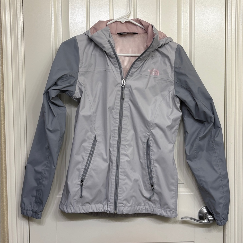 The North Face Jacket Women's XS Dryvent Gray Full Zip Hooded